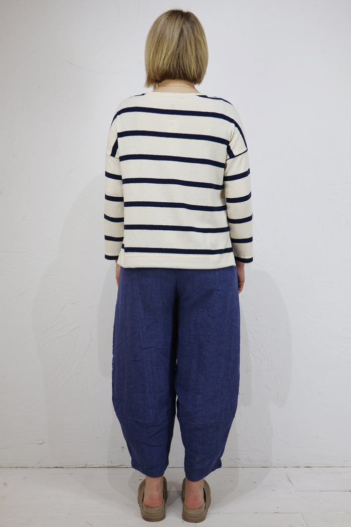 Mama B  Buccia U Striped Jersey Jumper