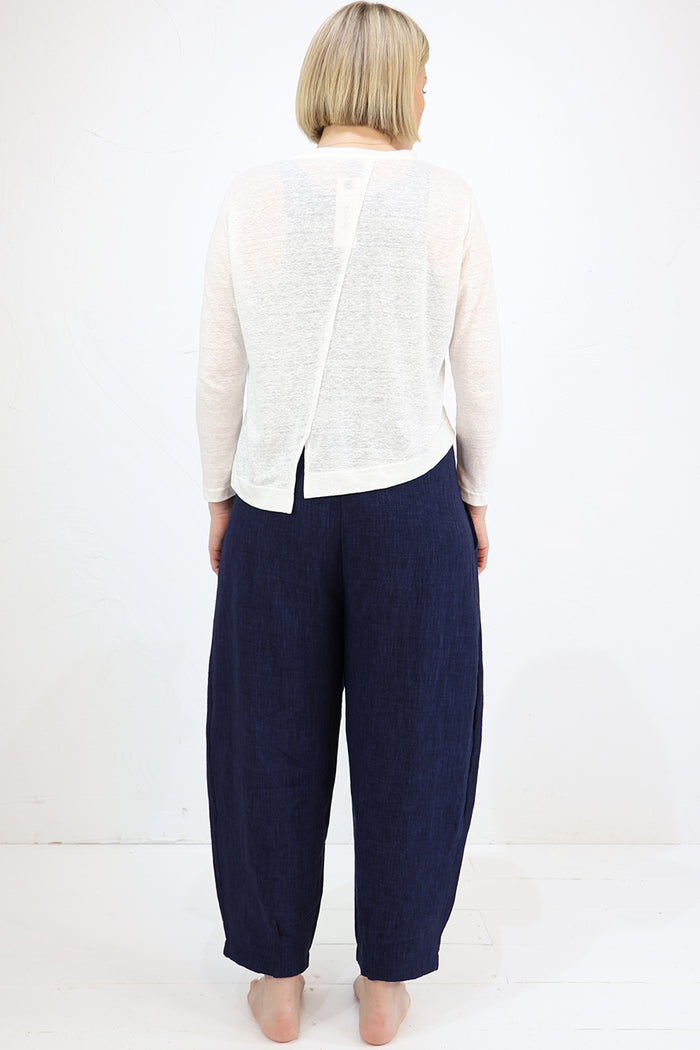 Mama B Crema L Linen Jumper - 2 Colours