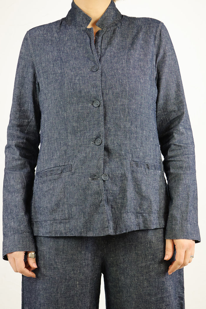 Mama B Denim Linen Jacket - Aprile D