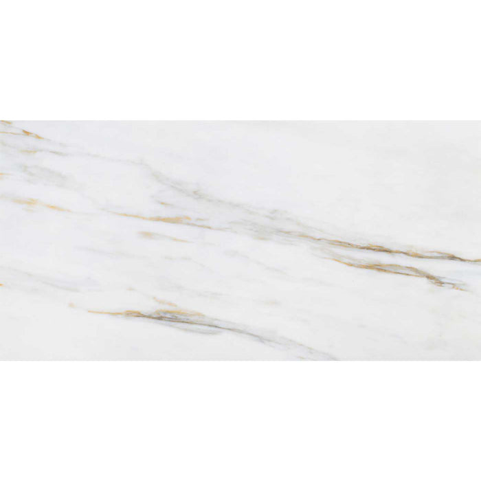 Marble Calcatta Gold Matt 60 x 120cm Rectified Porcelain Floor Tile - 1.44 sqm perbox
