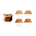 Marble/Wood Hexagon Coasters