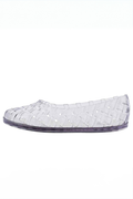 Melissa Jelly Ballerina Flats in Clear