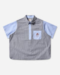 Brain Dead Brooks Brothers Reverse French Seam Pullover Shirt Black/Multi Shirts Shortsleeve Shirt BDS25T11O041 BLMU