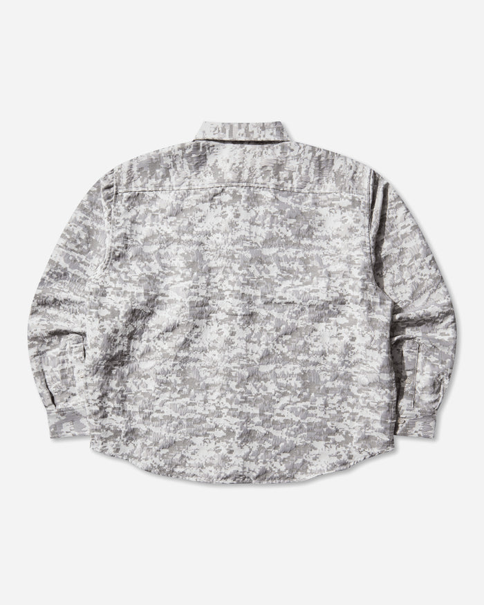 XLARGE Digital Camo Jacquard L/S Shirt White Shirts Longsleeve Shirt F201253014003 0
