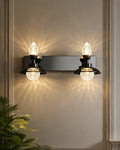 Midnight Crystal Vanity Wall Light - 2 Lights