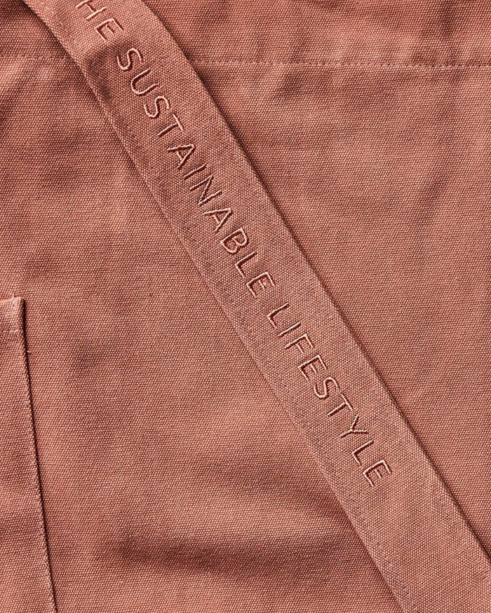 Mira Canvas Bag - Copper Brown 100% organic cotton