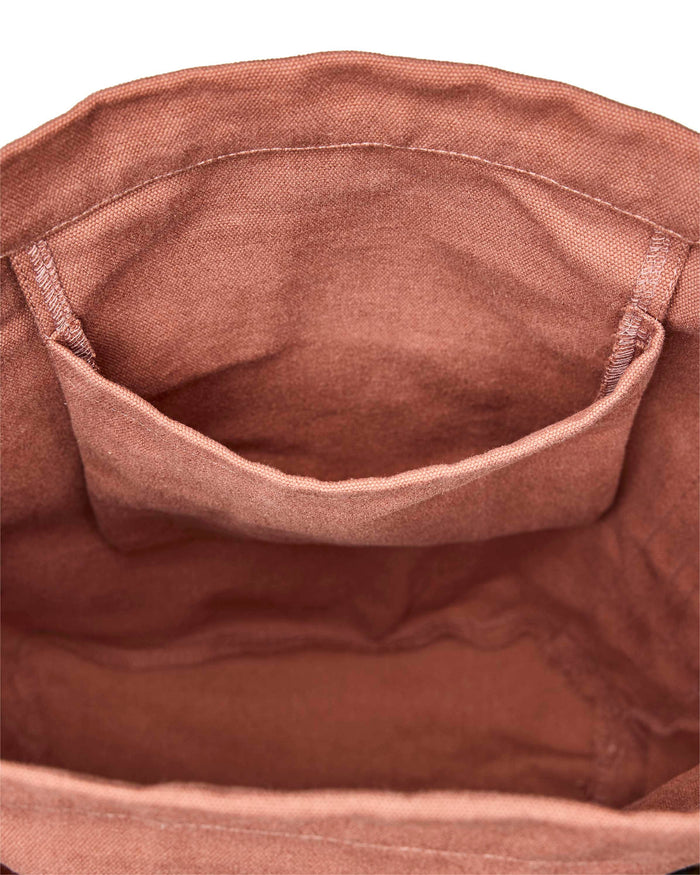 Mira Canvas Bag - Copper Brown 100% organic cotton