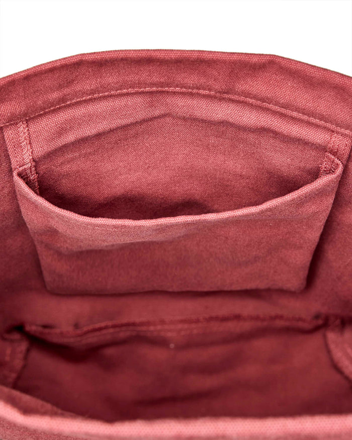Mira Canvas Bag - Dusty Cedar 100% organic cotton