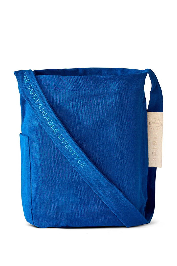 Mira Canvas Bag - Royal 100% organic cotton