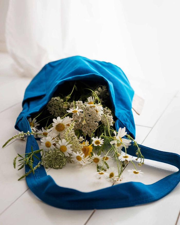 Mira Canvas Bag - Royal 100% organic cotton