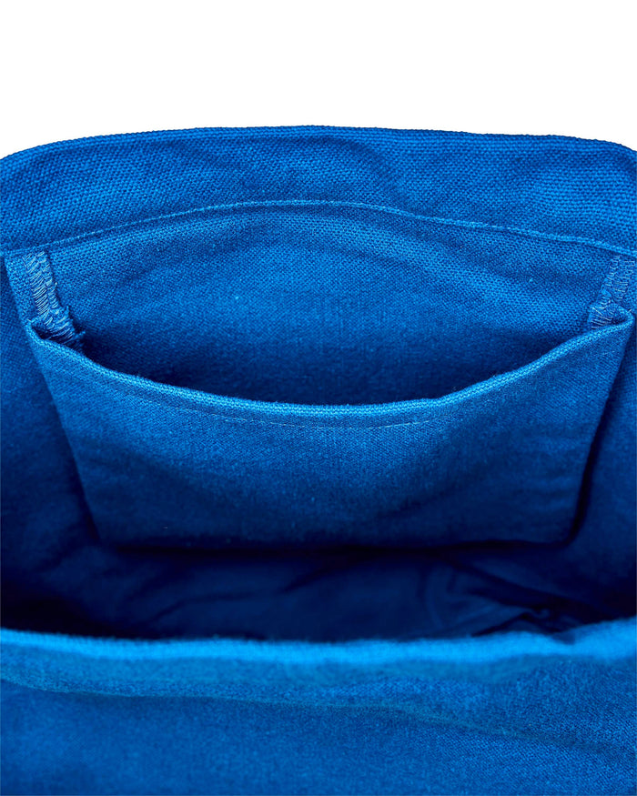 Mira Canvas Bag - Royal 100% organic cotton