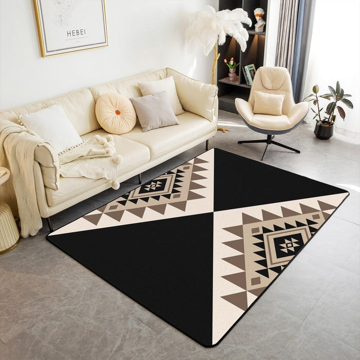 Modern Abstract Boho Geometric Area Rug