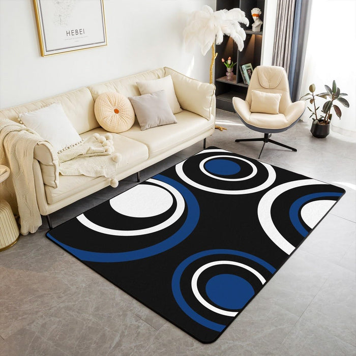 Modern Chic Geometric Abstract Area Rug