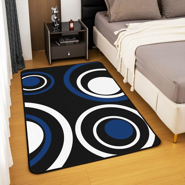 Modern Chic Geometric Abstract Area Rug