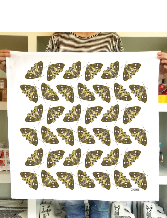 Moth Tea Towel