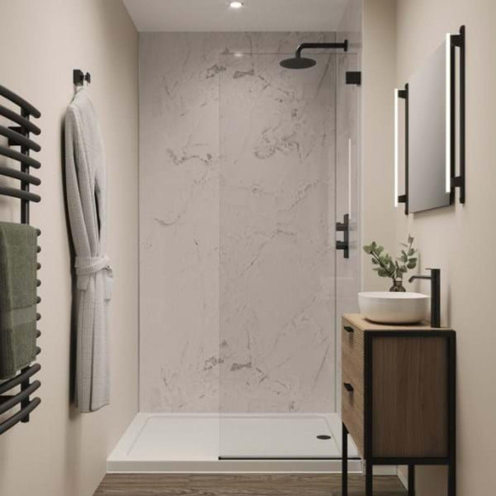 Multipanel Linda Barker Collection Onyx Marble 598mm Unlipped Shower Panel