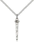 Nail medal 00541, Sterling Silver