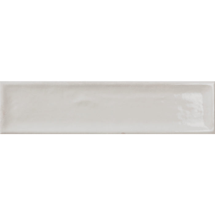 Nara Blanco White 7.5 x 30cm Gloss White Body Wall Tile - 0.59sqm perbox