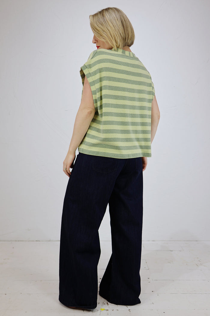 Neirami Boxy Striped T-Shirt - 2 Colours