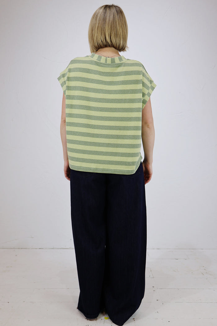 Neirami Boxy Striped T-Shirt - 2 Colours