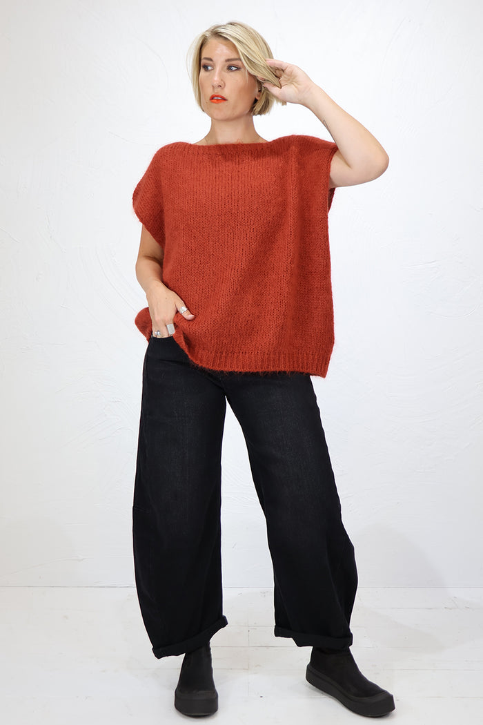Neirami K126WM Mohair Knitted Vest