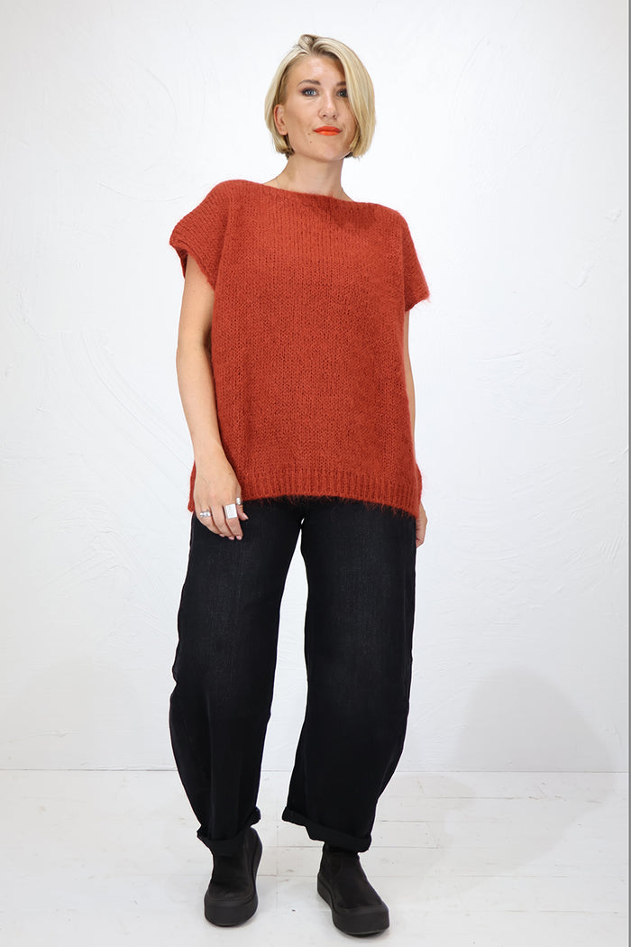 Neirami K126WM Mohair Knitted Vest