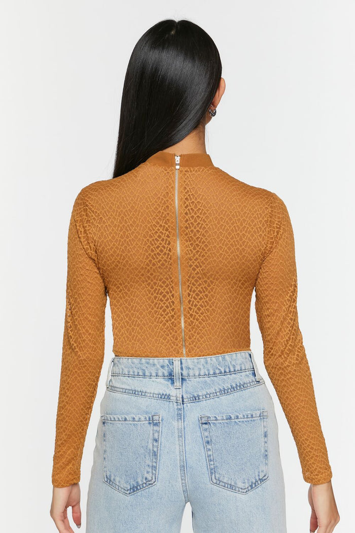 Netted Mesh Bustier Top