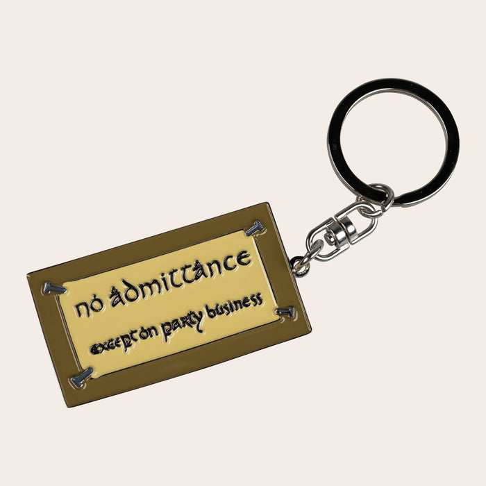 "No Admittance" Keychain