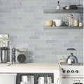 Nolita Cielo (Light Blue) 6.5 x 20cm Gloss Porcelain Wall Tile - 0.36 perbox