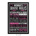 Nonna's House Rules Poster