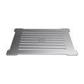Nuie 90mm White Shower Trap including Metal Cover - Chrome