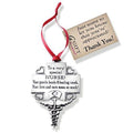 Nurse Ornament, 2.25" tall