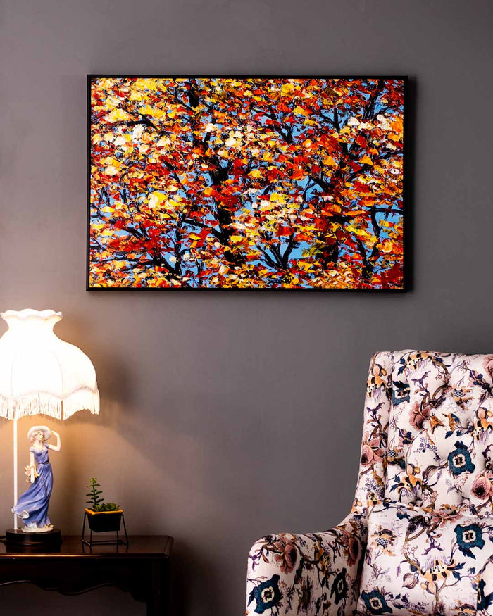 Nuture's Plenty Semi Hand-made Wall Art - 36*24  Inch - The Decor Kart