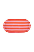 Orange + Pink Striped Summer Tray - Large