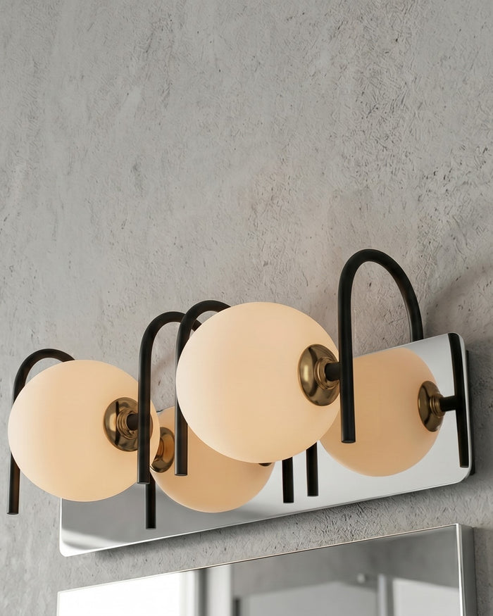 Orb Glow Mirror Vanity Light- 2 Lights