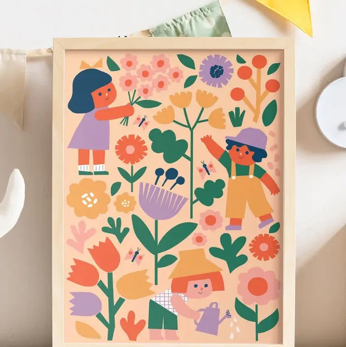 Paint By Numbers Kit & Canvas For Kids
