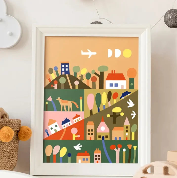 Paint By Numbers Kit & Canvas For Kids