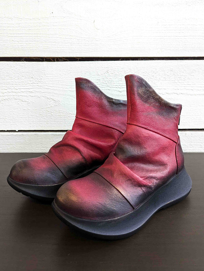 PAPUCEI ELLY Ankle Boots - Red Blue Woman