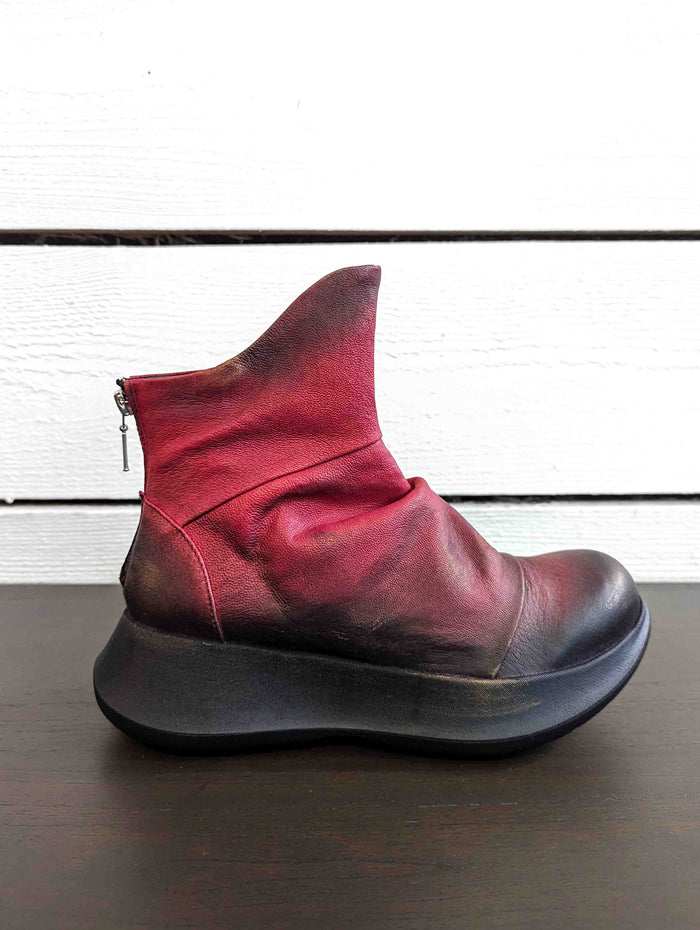 PAPUCEI ELLY Ankle Boots - Red Blue Woman