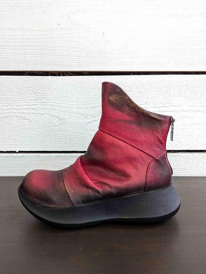 PAPUCEI ELLY Ankle Boots - Red Blue Woman