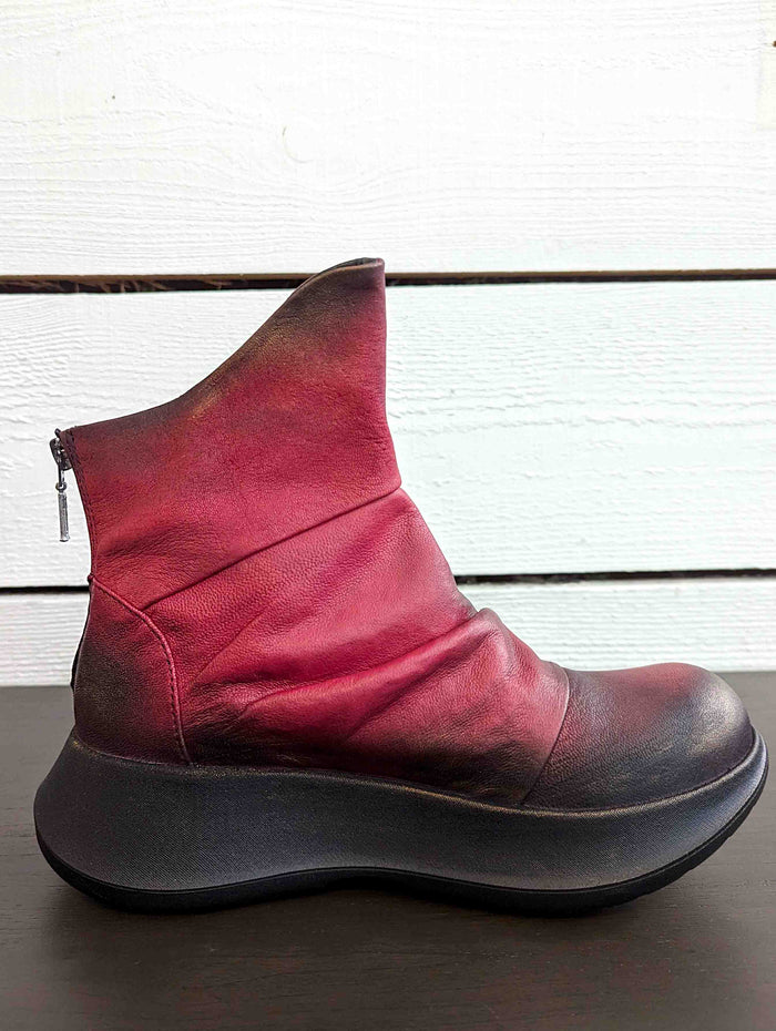 PAPUCEI ELLY Ankle Boots - Red Blue Woman