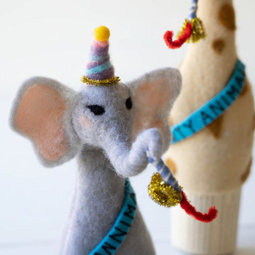 'Party Animal' Felt Bottle Toppers