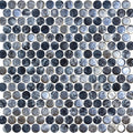Penny Arrecife Iridis Grey 28.6 x 28.6cm Mosaic Sheet