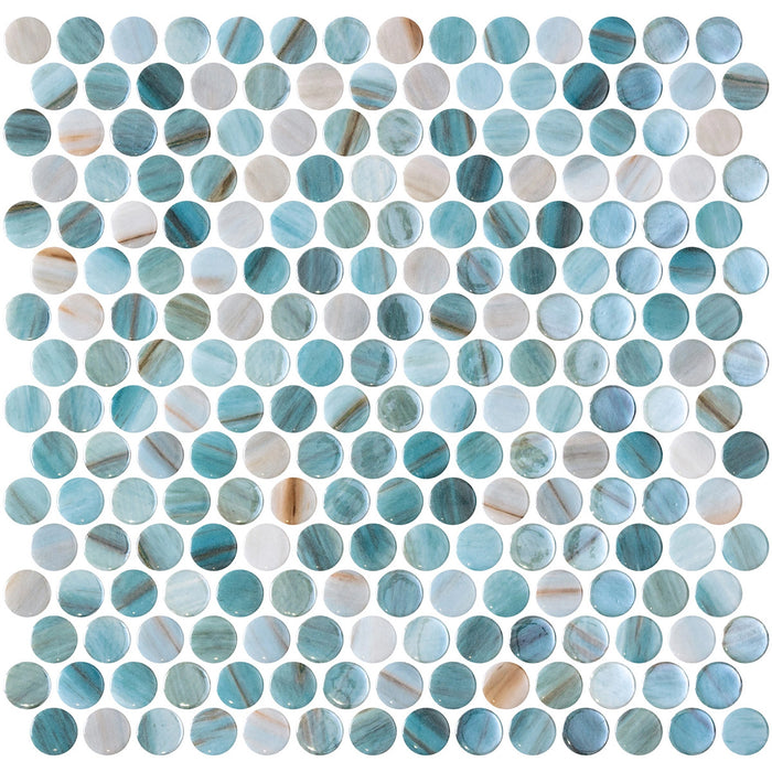 Penny Zaira Iridis 28.6 x 28.6cm Mosaic Sheet