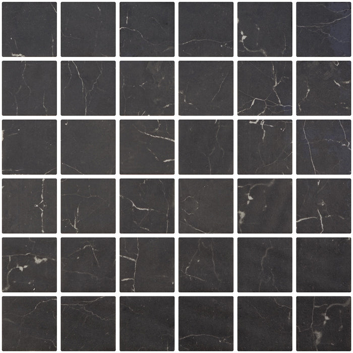 Penta Nero Calatorao Matte 31.1 x 31.1cm Mosaic Sheet