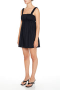 Poplin Babydoll Mini Dress