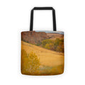 Powder River Fence Tote bag