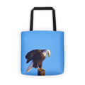 Preparing for Patriotic Flight Eagle Tote bag