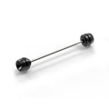 PW707B Rizoma Front Axle Slider Black for BMW