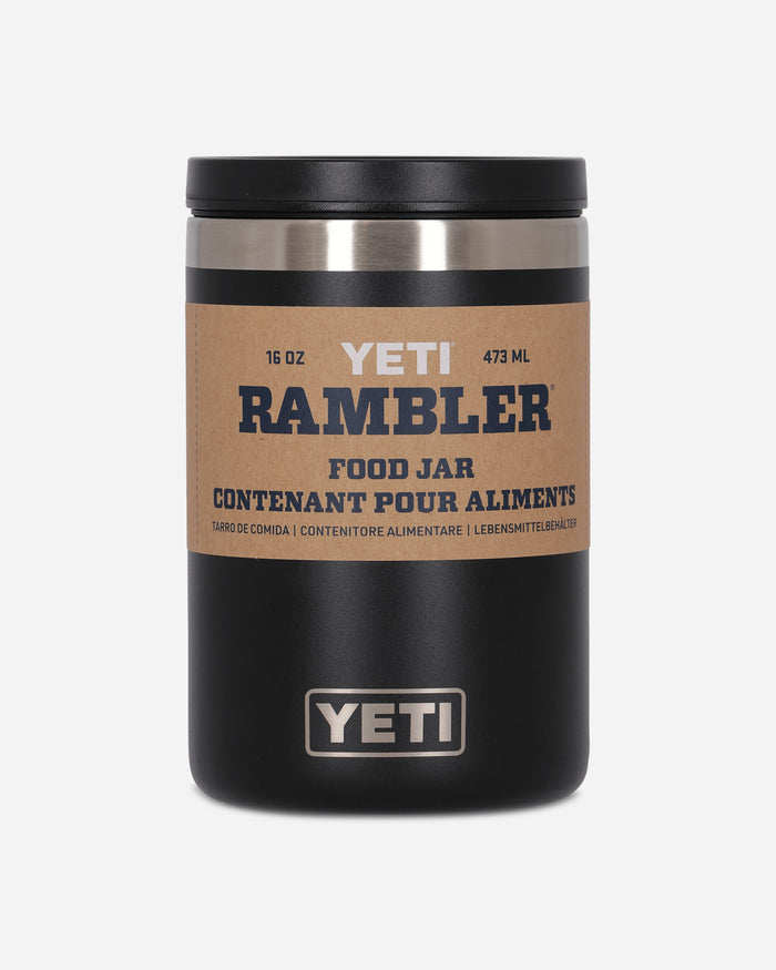YETI Rambler Food Jar 16 Oz Black Tableware Table Accessories 70000003754 BLACK